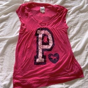vintage pink top